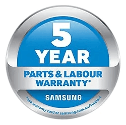 5 years samsung warranty